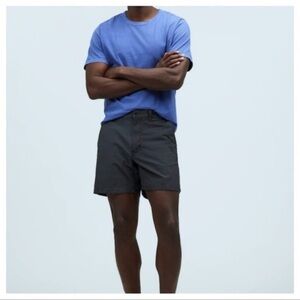 C1 -- NWT black MADEWELL The Weekend short men's casual stretch shorts size 28